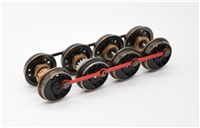 WD 2-8-0 Wheelsets - Black with red rods 372-429