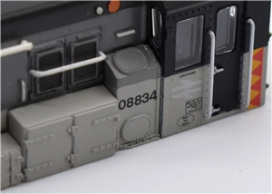 Class 08 Body - BR Railfreight triple Grey - 08834 371-014