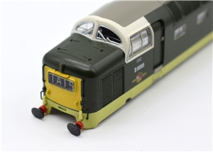 Class 55 DelticBodyShellD9009AlycidonTwoToneGreenSmlYellowPanel371-285