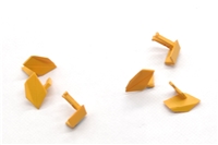 Class 37 3 Piece Snow Plough Set -Yellow 2 PACKS  32-375