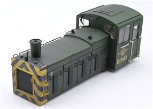 Class 03 Body D2383 in BR Green with Wasp Stripes [W] 31-364