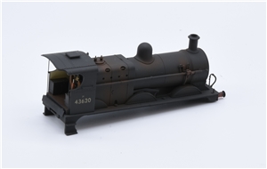 3F (midland) Loco Body - BR Black Late Crest [W]- 43620 31-628DC