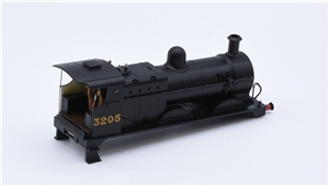 3F (midland) Loco Body - LMS Black - 3205 31-627