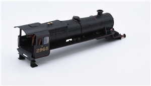 Stanier Mogul 2-6-0 Loco body - 2965 - LMS Lined Black 31-690