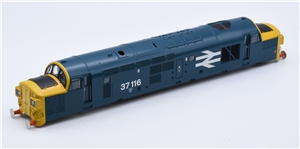 Class 37/0 Body - 37116 BR Blue large logo yellow ends 32-781SD/DS