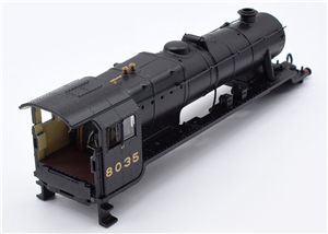 8F/LNER Class 06 NEWLoco Body - 8035 - LMS Black (Revised) 372-161