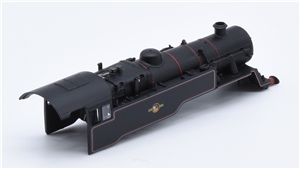 372-536 Loco Body Shell - BR Lined Black Late Crest