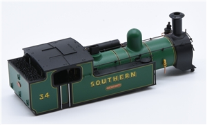 Adams LSWR 02 Body - Southern Green Newport 34 E85008