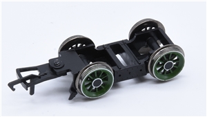 B1 - Split Chassis Unpowered Bogie Green - With Coupling 31-700