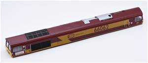 Class 66 Body - 66062 in Euro Cargo Rail ( EWS ) red/yellow 32-725W