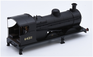 J11 0-6-0 Loco Body - BR Black Early Emblem - '64311' 31-319