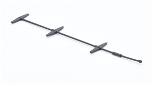 BR Std 5MT Brake rods - loco - weathered black 32-500