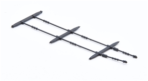 BR Std 5MT Brake rods - tender - black 32-500