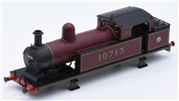 L&YR 2-4-2 Tank Body - LMS Crimson - 10713 31-168