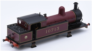 L&YR 2-4-2 Tank Body - LMS Crimson - 10713 31-168