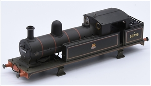 L&YR 2-4-2 Tank Body - BR Lined Black Early Emblem[W]50795 31-167DC