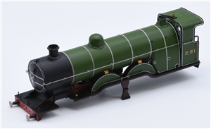 GNR C1 Class 4-4-2 Atlantic  Loco Body Shell  Apple Green 251 31-760