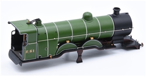 GNR C1 Class 4-4-2 Atlantic Loco Body - 251 - GNR Green 31-760NRM