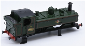 64XX Pannier tank Body - BR Lined Green Late Crest - '6412' 31-637