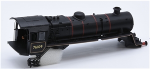 Std 4MT 2-6-0 Loco Body - BR Lined Black Late Crest - '76109' 32-955