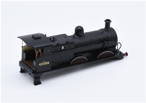 3F (midland) Loco Body - BR Black Late Crest - 43586 31-625Z