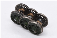 N Class 2-6-0 Set of 3 wheels  No Connecting rod Green 372-930