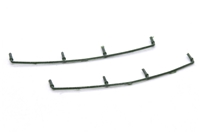 Class 25/3 Pair of Cab front handrails - green 32-405