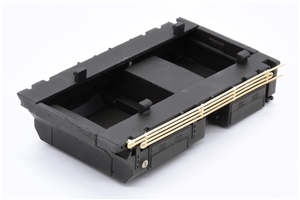 Class 47 Battery Boxes [W]black with white pipes  - ASM1 31-653Z