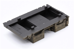 Class 47 Battery Box - Black [W] with small yellow marks ASM4 31-655Z