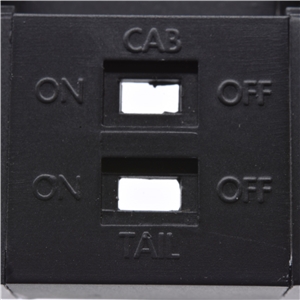 Class 47 Battery Box kit form - Black with yellow dots - ASM4 31-651Z