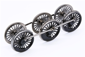 BR Std 5MT Complete Wheelset - Black 32-500