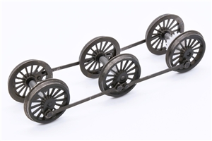 3F Jinty Wheelset - Weathered Black 32-225