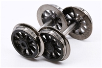 A1 4-6-2 front bogie axles (pack of 2)- black 32-550