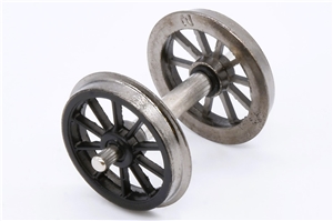 A1 4-6-2 tender wheels - black spoked - single 32-550