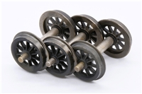 9F tender wheels - black - set 3 32-850