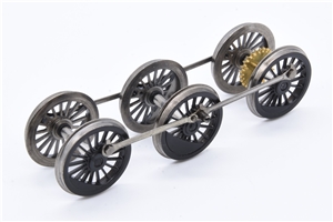 N Class 2-6-0 Wheelset - black Brass gear - old style 32-150